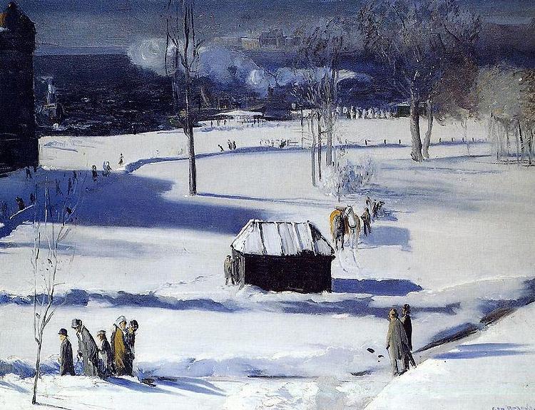 George Wesley Bellows Blue Snow the Battery